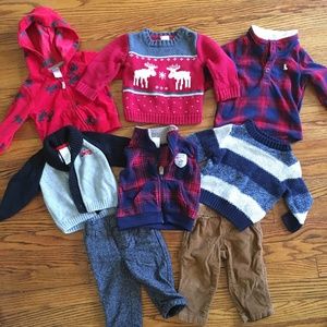 SOLD - 6, 9, 12 month baby boy fall/winter lot